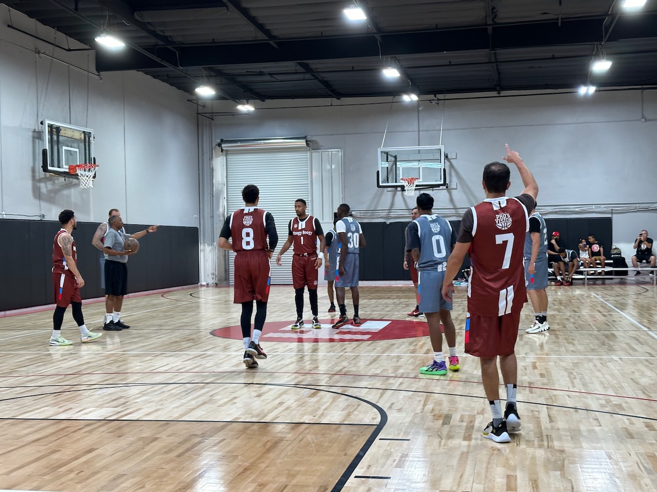 Adult basketball league competition